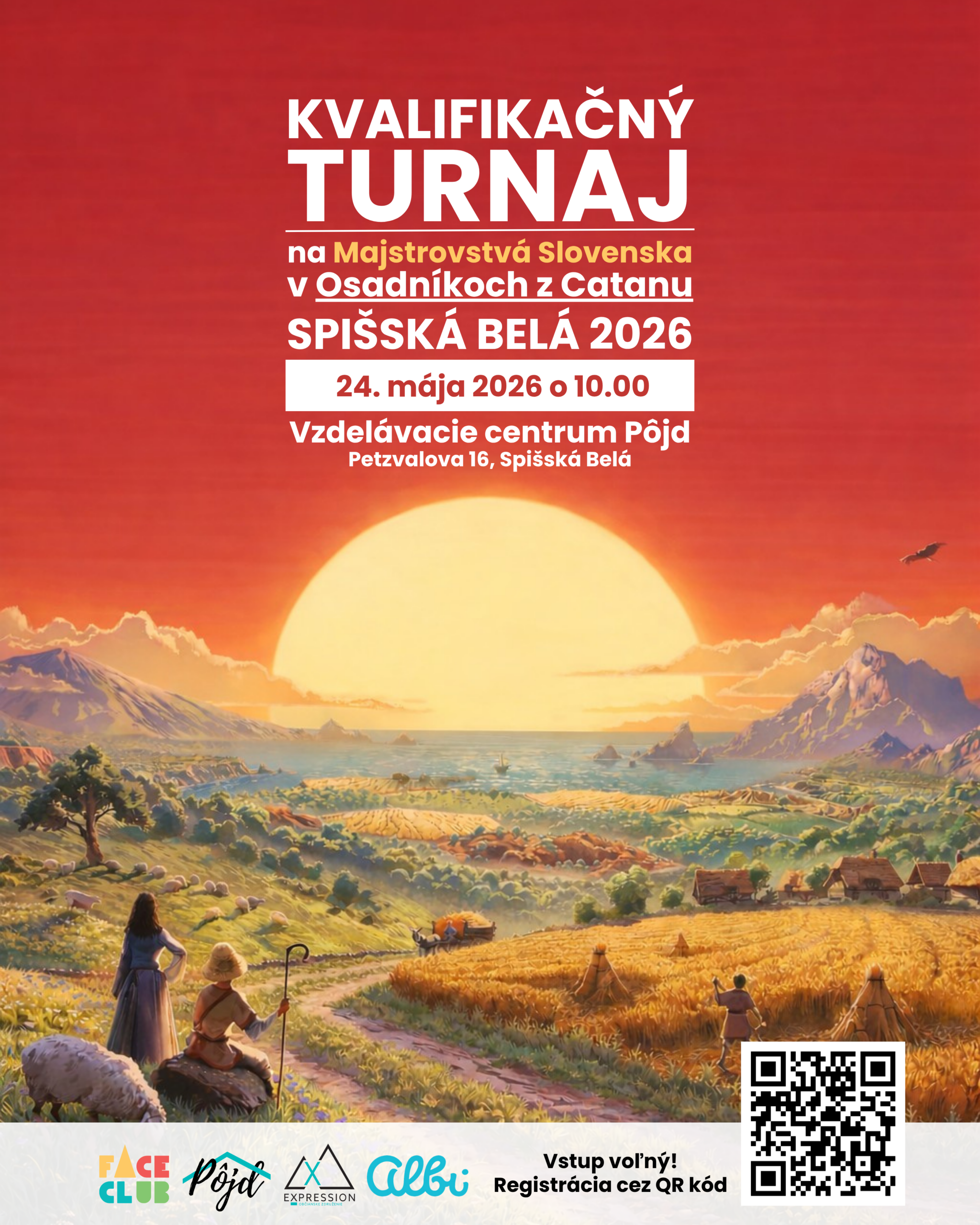 Kvalifikačný turnaj na Majstrovstvá Slovenska v Osadníkoch z Catanu – Spišská Belá 2026