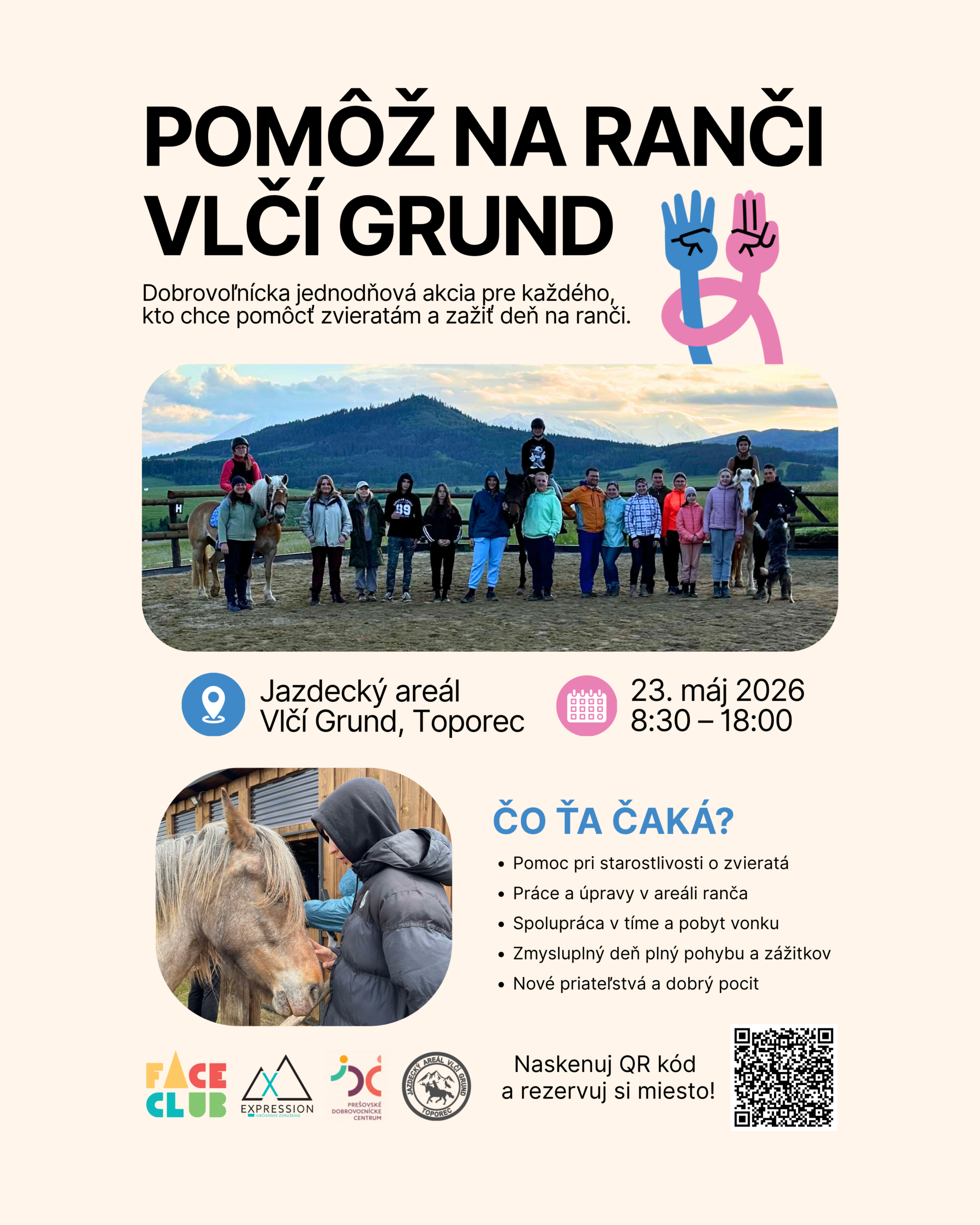 🐴💛 Pomôž na ranči Vlčí Grund: Dobrovoľníctvo, ktoré má zmysel
