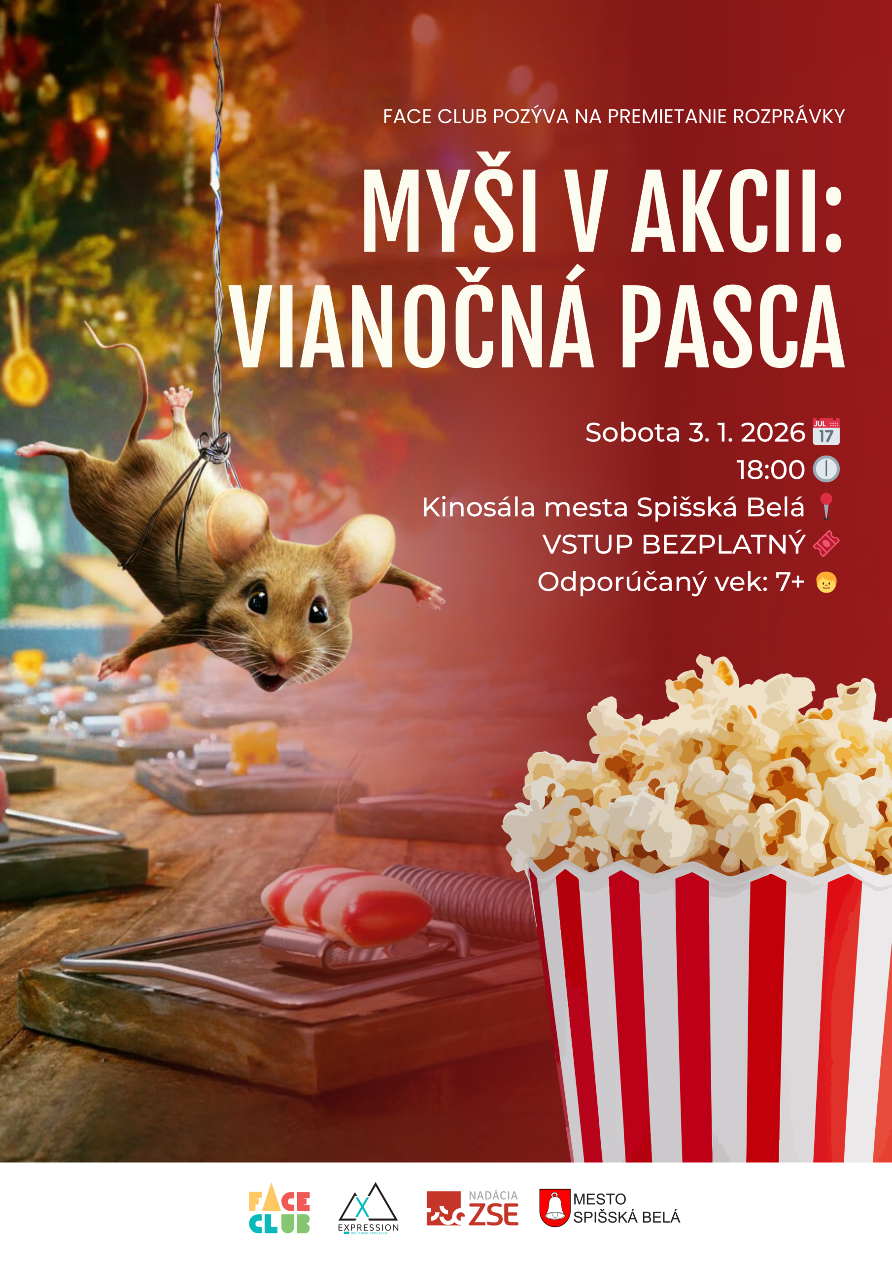 🎄Vianočné premietanie pre deti a rodiny