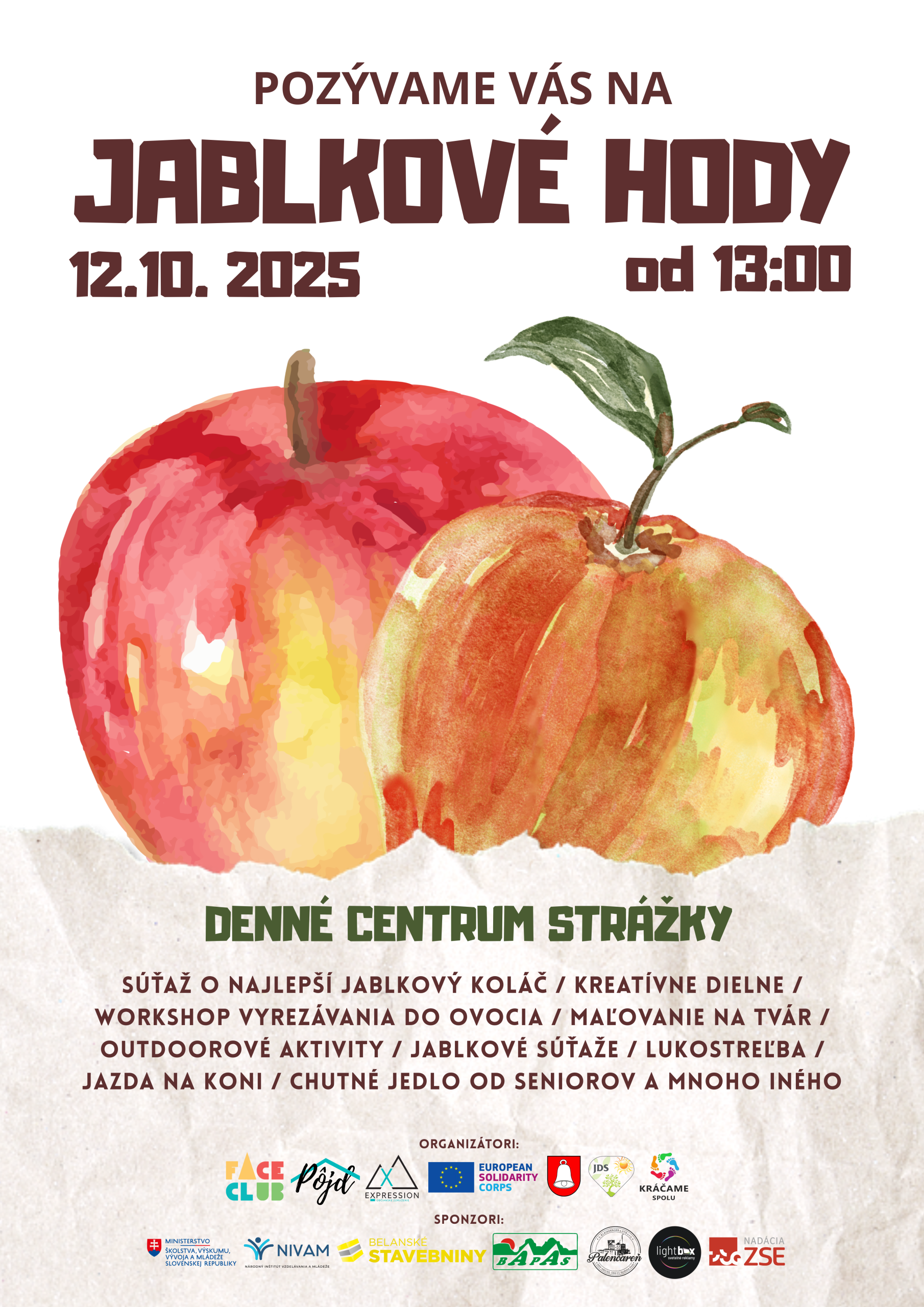 Jablkové hody v Strážkach🍎