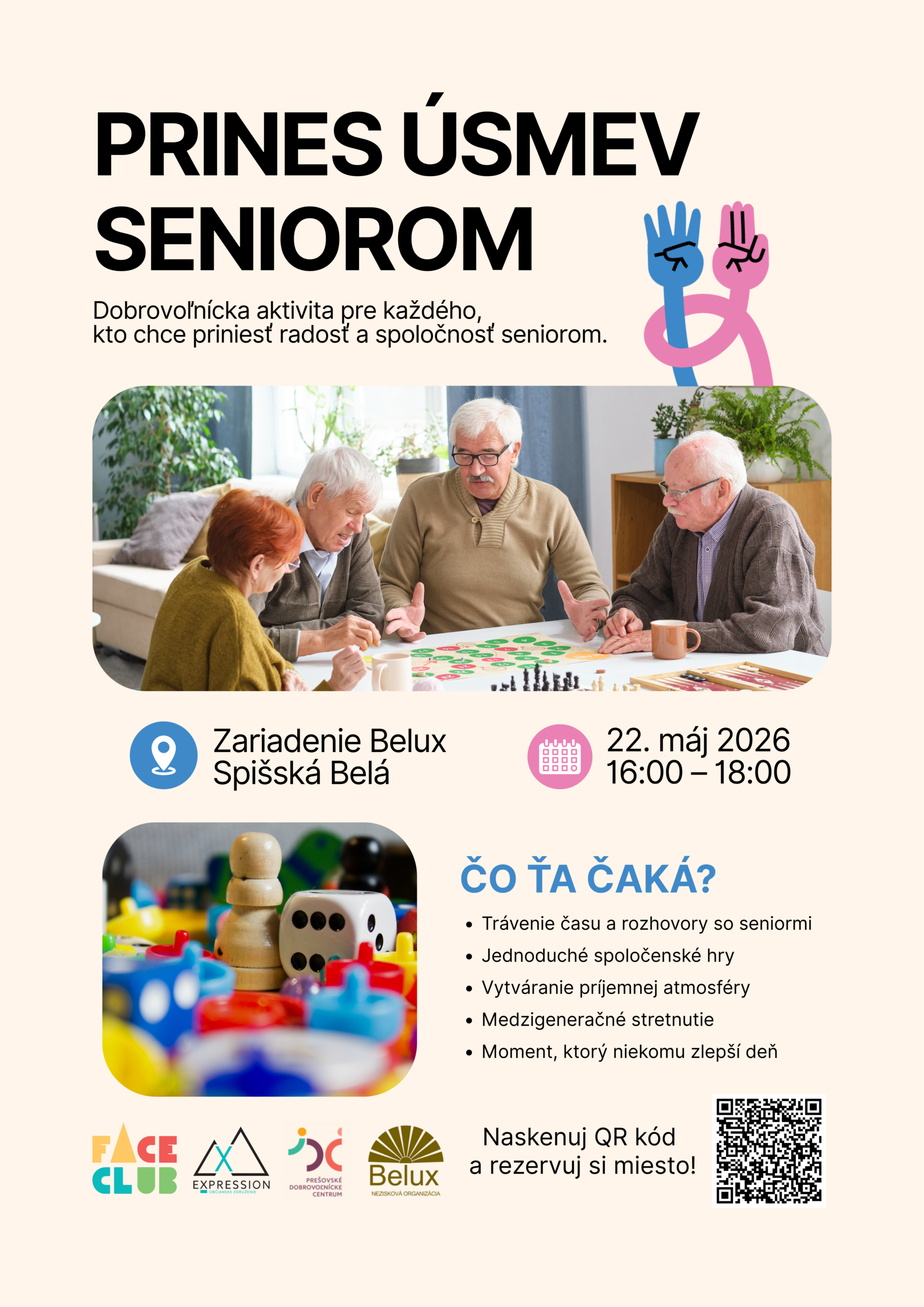 👵💛 Prines úsmev seniorom: Spojme generácie počas Týždňa dobrovoľníctva